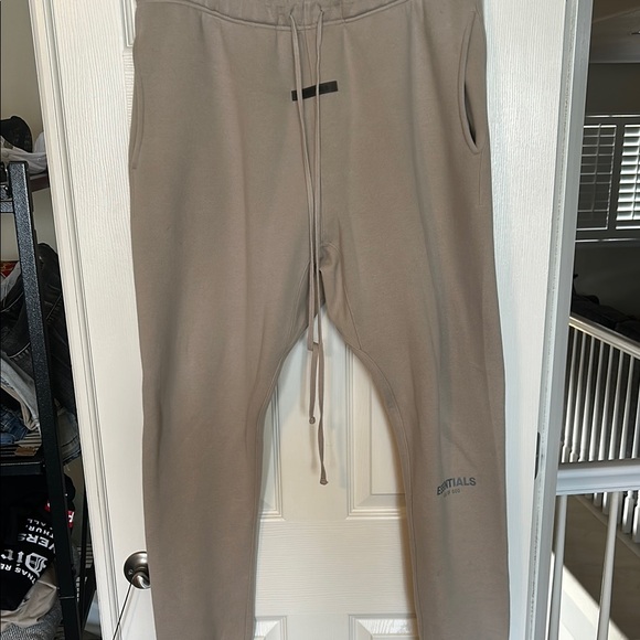 Essentials Tan Sweatpants for Casual Comfort